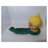 Vintage 1951 Gilner Calif Pixie Shaker Spoon Rest=