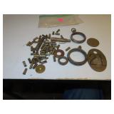 Lot of Misc = Brass Bullet Casings & more