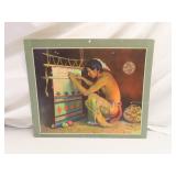 Antique 1931 Santa Fe Railroad "The Weaver"