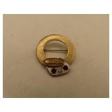 Vintage Gold Filled Employee Pin Brooch =
