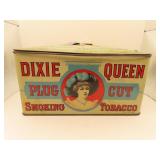 Antique Dixie Queen Plug Cut Tobacco Tin =