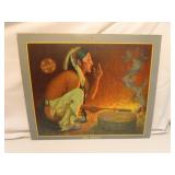 Copyright 1934 Santa Fe Railroad Calendar Top =