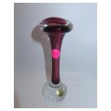 Vintage Swedish Art Glass Vase 6&7/8"