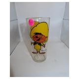 Vintage Speedy Gonzalez PEPSI Glass = 6&1/4"