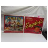 Original Vintage Sunkist & Snyder