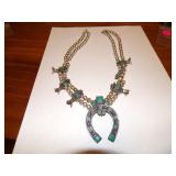 Native American Style Necklace by Sancrest c1950