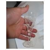5 Waterford Crystal Stems = 5&1/2" each