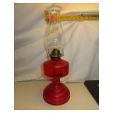 Vintage P & A Oil Lamp = 18"