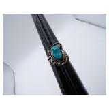 Vintage Turquoise Ring Size 5.5 (unsigned)