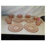 Vintage Doric & Pansy Demitasse 14 Piece =