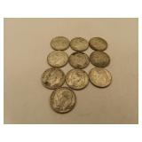 10 Silver Dimes