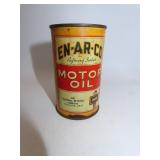 Vintage EN-AR-CO Motor Oil Can Bank = 3&1/2"