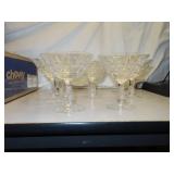 8 Waterford Crystal Champagne or Sherbets =