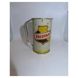 Vintage Falstaff Beer Can Mug = 4&5/8'