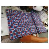 Hand Sewn & Tied Quilt = 100' x 76'