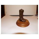 Cowboy Boots on Stand (Artist Signed)