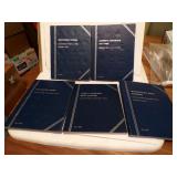 5 Empty Coin Collectors Books
