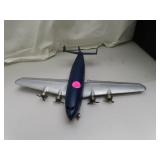 Vintage Pressed Steel Airplane = 13' x 9&1/4'