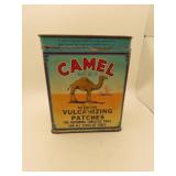 Vintage Camel Vulcanized Patches Can = 5&7/8"