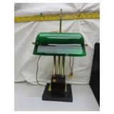 Bankers Piano Lamp with Marble Base - 19' Tall