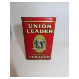 Antique Union Leader Tobacco Tin