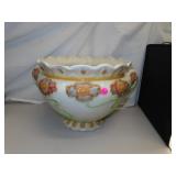 Vintage Ceramic Flower Pot 15&1/2" x 9&3/4"