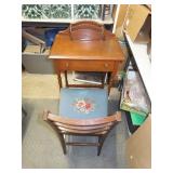 NO SHIPPING - Antique Child's Desk & Chair =