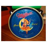 Vintage Miller High Life Beer Tray = 13'