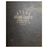 Antique 1919 Atlas of Adams County Plat Book =
