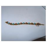 Vintage Ornate Bracelet (Goldette?) Unsigned