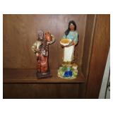2 Figurines - Tallest = 13&1/2"