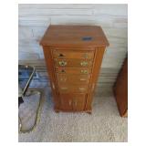 Jewelry Armoire = 39" x 19&1/4" x 15&1/4"