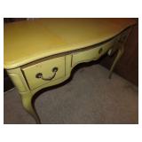Vintage 2 Drawer Vanity With Stool = 30" x 19" x