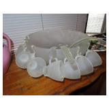 Punch Bowl with 12 Cups