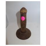 Antique Hog Scraper with Wood Handle