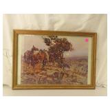 Vintage CM Russell 1913 Print = 19&3/4" x 13&3/4"