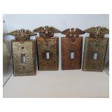 4 Eagle Light Switch Covers = 5&5/8" x 3&1/4"