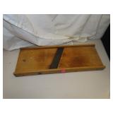 Antique Tomato Slicer = 17" x 6" x 1&1/2"