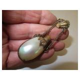 Very Old Perfume Bottle Pendant (cork stopper
