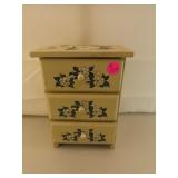 Misc Jewelry in Small Dresser Jewelry Box