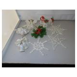 Hand Crocheted Christmas Decor & more