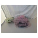 2 Vintage Ladies Hats - The Pink & Blue = Jane