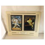 Mickey Mantle = 2 - 5x7 Photographs = 1 Signed