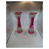 Vintage Candle Holders = 8&1/2"