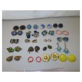 20 Pair of Clip On Earrings