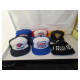 6 Unues Hats with Advertising - 1 is a Sock Hat