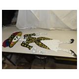 Tin Jointed Catrina Skeleton (folds up) =32&1/4"