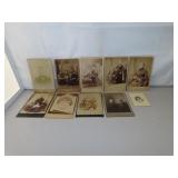 10 Antique Black & White Photographs =They appear