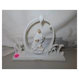 Resin Noel Nativity = 8&7/8" x 7&1/4"