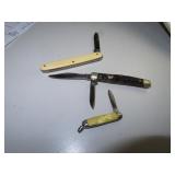 3 Vintage Pocket Knives